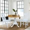 International Concepts 42 in. Dual Drop Leaf Table with 2 Slat Back Dining Chairs - 3 Piece Dining Set K02-42DP-C08-61P - alternate 5
